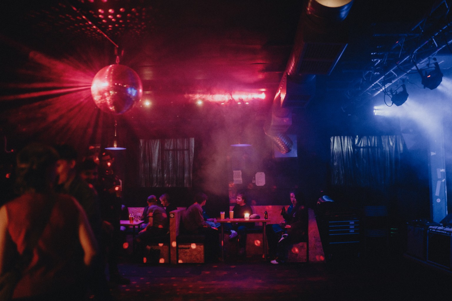 The Lubber Fiend venue lit for a live music night